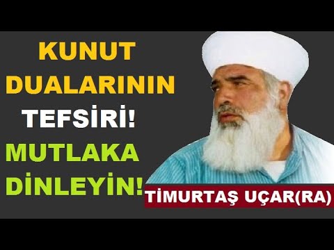 Kunut Dualarının Tefsiri MUTLAKA DİNLEYİN! Timurtaş Hoca