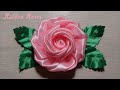 DIY Satin Ribbon Roses | How to make ribbon roses | Tips for making simple handmade flowers