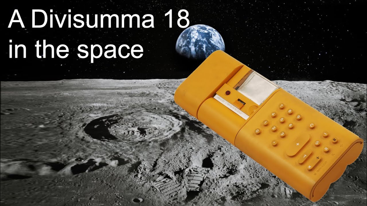 The use of the calculator Olivetti Divisumma 18 as intergalactic