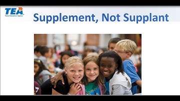 Supplement, Not Supplant