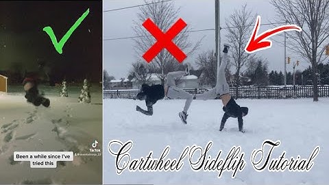How To Do a Cartwheel SideFlip and Get Over The Fear of Flipping Sideways (EASY TUTORIAL)