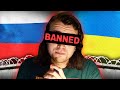 Why im banned from russia and ukraine