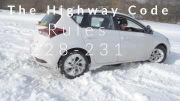 HIGHWAY CODE EXPAINED RULES 228-231