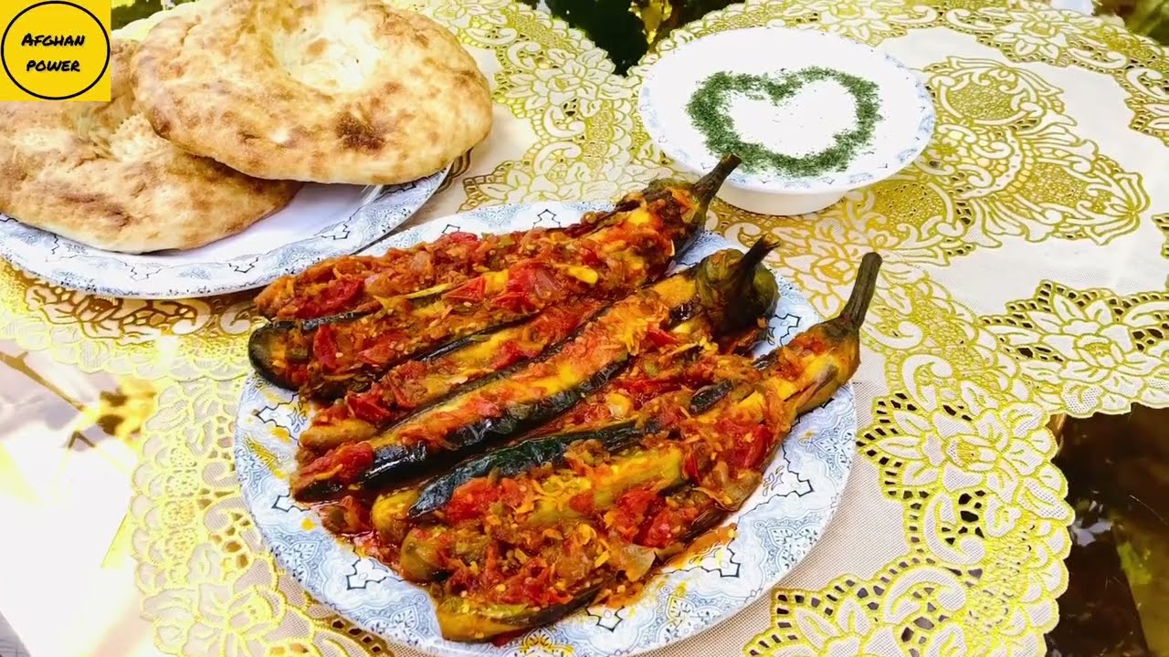 پختن بادنجان سیاه چاریکاری خیلی مزه دارحتما امتحان کنین🍆🍅cooking tasty charikari eggplant 😋😋😋