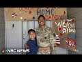 Father makes it home from overseas deployment for son’s birthday