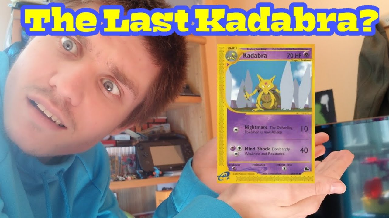 The Last Kadabra Card Ever Printed Youtube