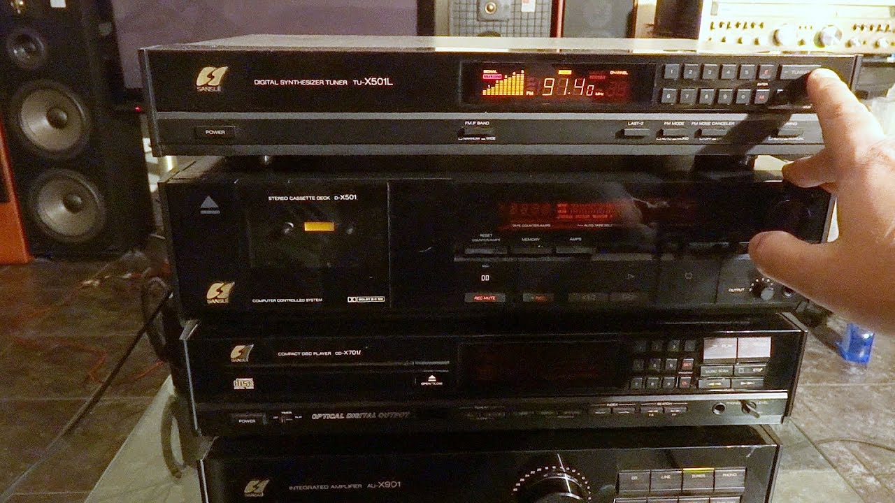 Sansui TU-x501L tuner review - YouTube