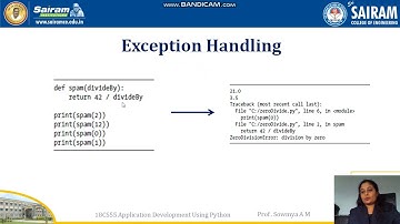LectureVideo 18CS55 Module1 Python Basics Functions 3 Sowmya