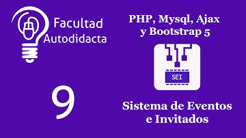 Sistema de eventos e invitados con PHP, MySQL, AJAX y Bootstrap 5 | Cap 9 - Agregar Eventos