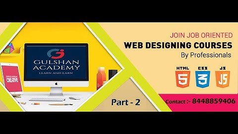 Web Designing full Course in Hindi Gulshan Academy Part-2 || How to Use Image in html
