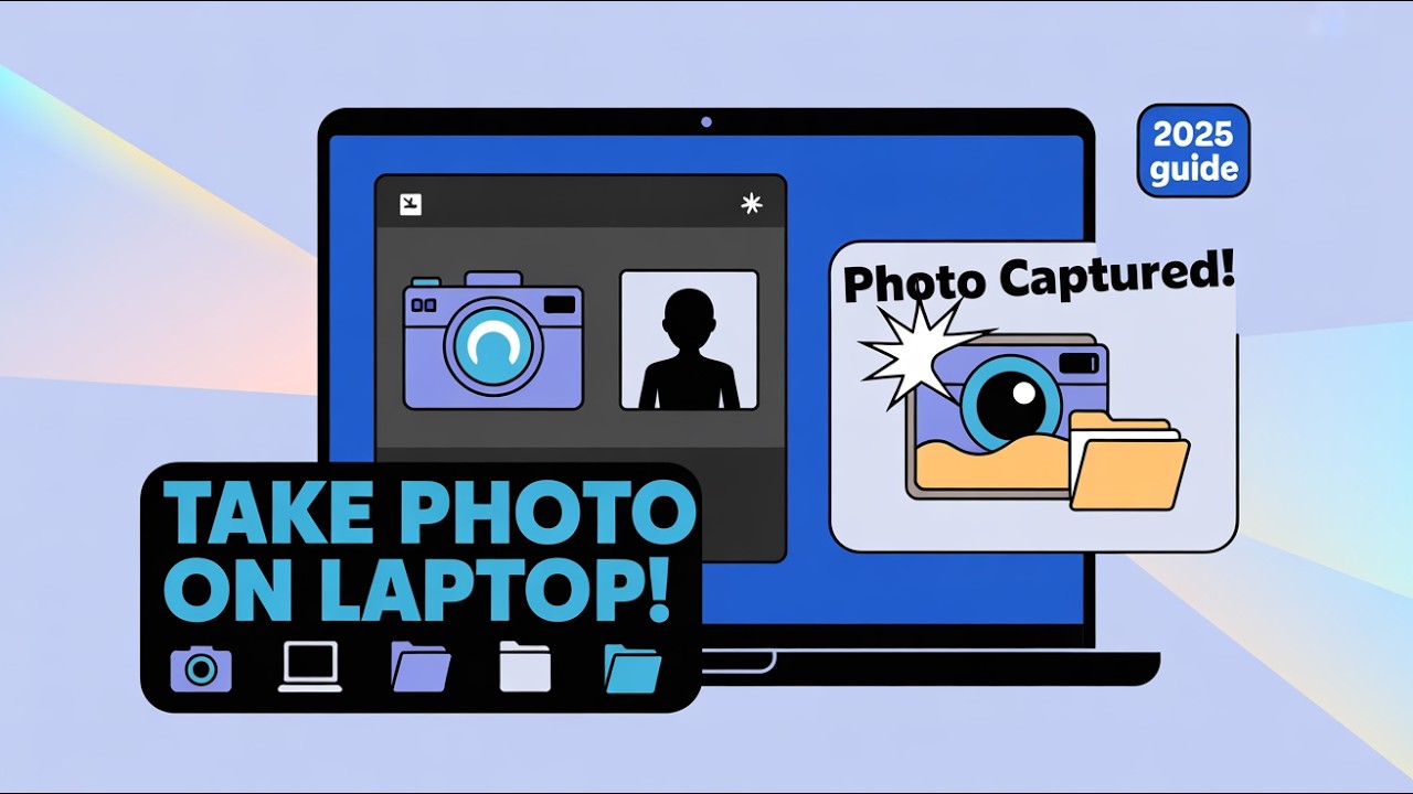 Computer Take Picture How To Take Photo In Laptop - YouTube