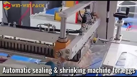 WIN-WIN PACK High-Speed Automatic Egg Tray Shrink Wrapping Machine | 15 Trays/Min