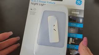 Review  GE home electrical 4 in 1 Power Failure LED Night Light