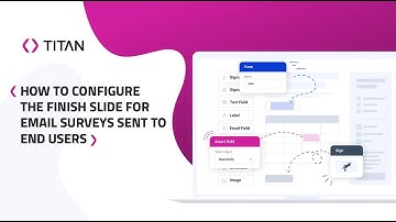 Titan Survey: How To Configure The Finish Slide For Email Surveys Sent To End Users