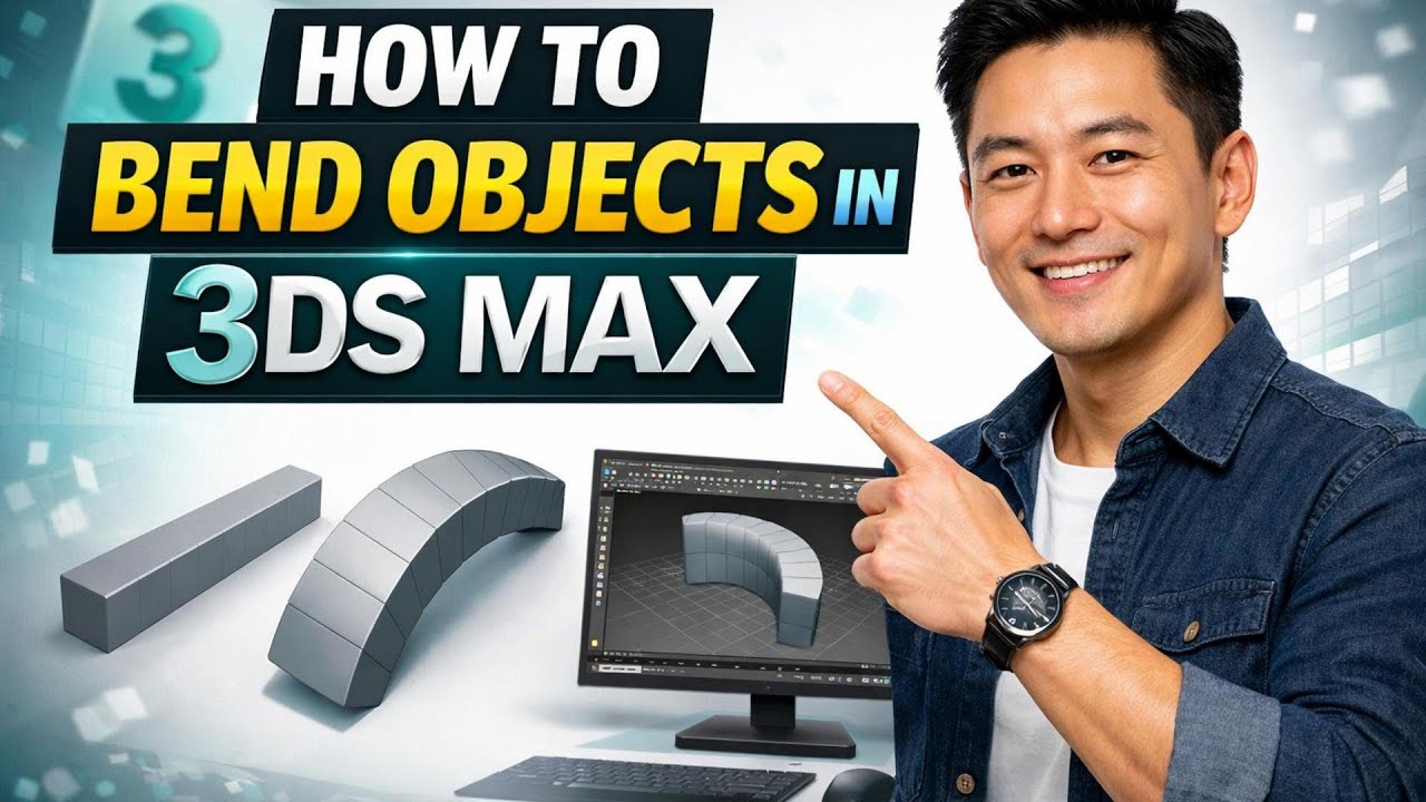 How to BEND OBJECT in 3ds Max (Step by Step) - YouTube