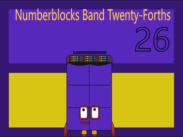 Twenty Six Number Block