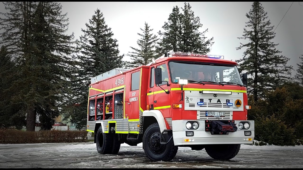 STAR 244 DOSTAŁ NOWE ŻYCIE - WIELKA ODMIANA WOZU - OSP HUMNISKA 2021 - POKAZ PODZIAŁU BOJOWEGO