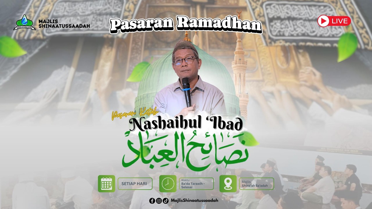 🔴 [LIVE] Rutinan Setiap Malam bulan romadhon Bersama KH. Mas'ud Sya'roni || Ahad, 01 Maret 2026