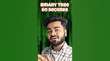 Binary Tree in 60 seconds |DSA|#dsa #datastructures #shorts #tree #binary