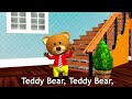Teddy Bear nursery rhymes &amp; children songs with lyrics.. Nursery kids rhymes poem for baby