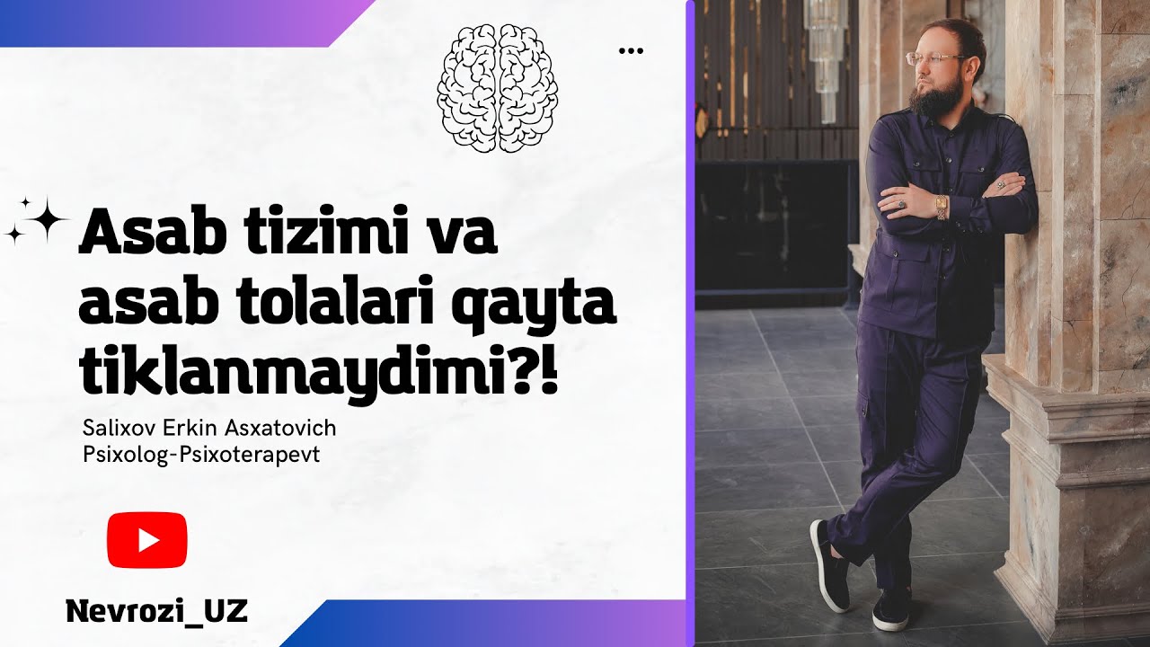 Asab tizimi va asab tolalari qayta tiklanmaydimi?!