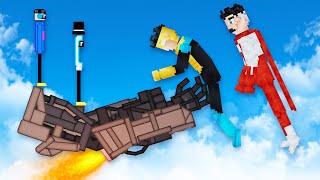 We Punch Invincible and Omni-Man with a Giant Rocket Robot Arm in People Playground!