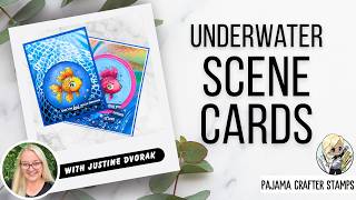 Handmade Underwater Card Ideas | Koi Fish Stamp & Layer Stencil Technique
