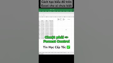Cách tạo biểu đồ so sánh trên Excel #excel #ninhbình #exceltips