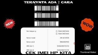 CARA CEK IMEI HP KITA . KHUSUS KELUARGA SAMSUNG ?