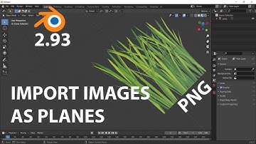 Blender 2.92 - Import Transparent PNG images as planes mesh