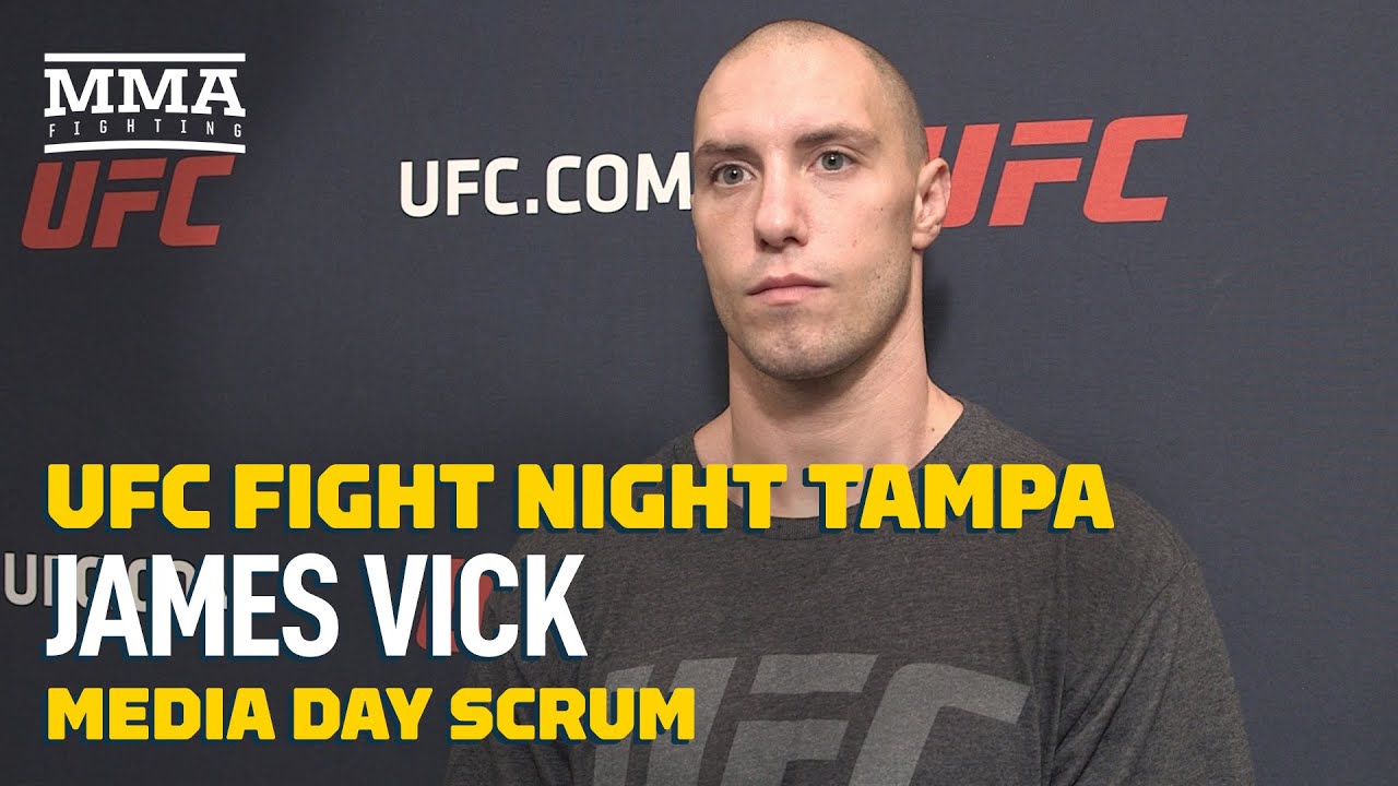 James Vick Knows He's Fighting For His Job At UFC Tampa: 'Losing Fourth Fight Is Not An Option' mixed martial arts nantes
