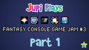 Jupi Plays Indie Games: ALL THE GAMES [Fantasy Console Game Jam 3] [Part 1]