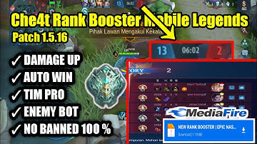 New Script Rank Booster Mobile Legend Patch 1.5.16