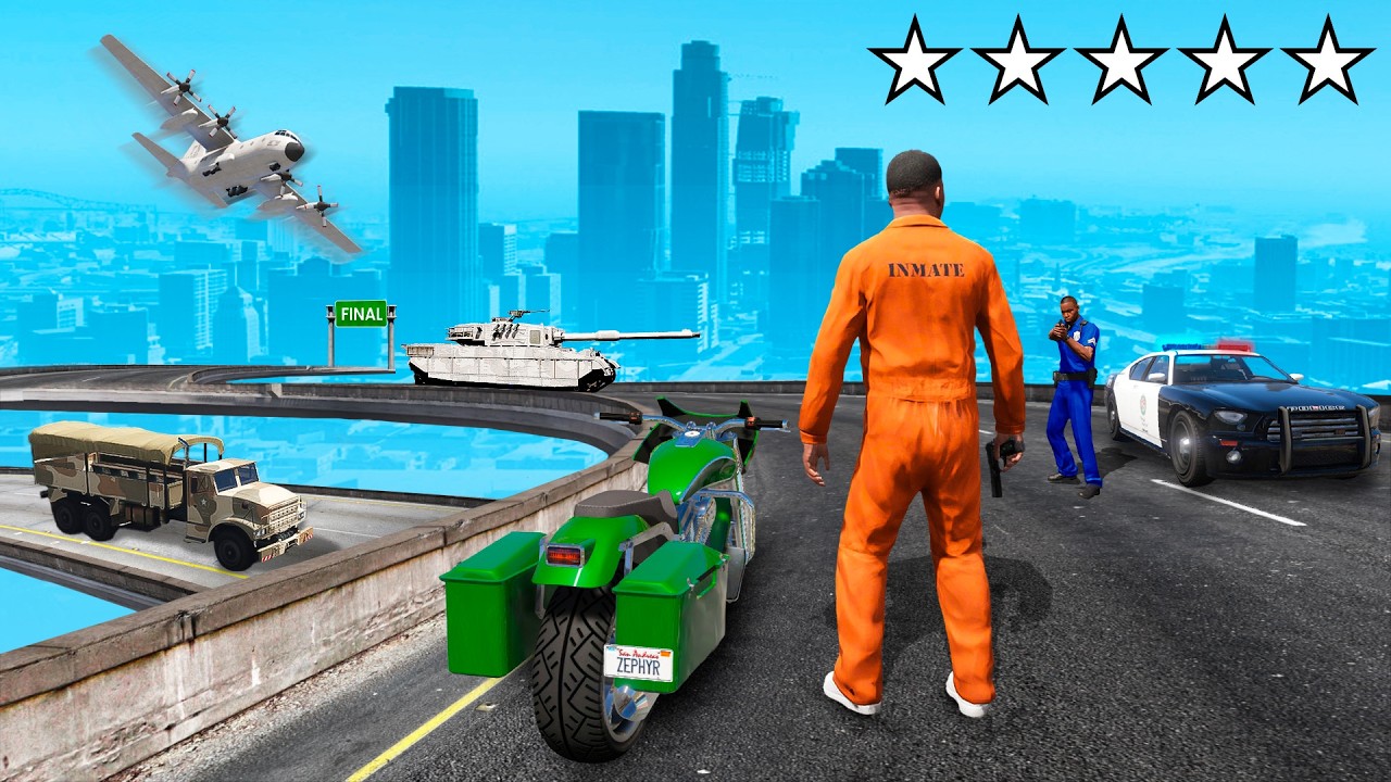 O HOMEM MAIS PROCURADO DO GTA 5!