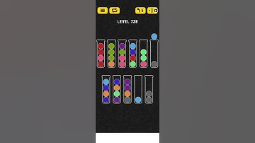 Ball sort puzzle level 738 #ballsortpuzzle