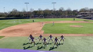 TCU Showgirls- “Rock And Roll All Nite” baseball performance