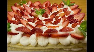 Торт из слоёного теста за 15 минут. Tarta de hojaldre en 15 minutos. Subtitulo en español. Торт из слоёного теста за 15 минут. Tarta de hojaldre en 15 minutos. Subtitulo en español.