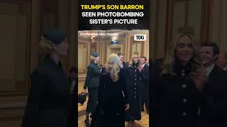 #watch | Barron Trump Hilariously Photobombs Sister's Picture, Steals the Spotlight