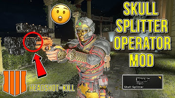 ALL HEADSHOTS ARE GUARANTEED KILLS 😲 (BO4 SKULL SPLITTER OPERATOR MOD MOZU)