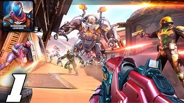Shadowgun Legends :  online Fps Tutorial  Gameplay Walkthrough  (Android ios) part 1