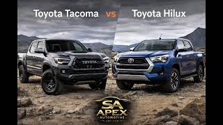 Toyota Tacoma Vs Toyota Hilux Truck Showdown: Tacoma vs Hilux TOYOTA HILUX