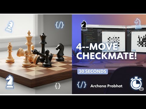 Building a Multiplayer Chess Game with Node.js - Epic 4-Move Checkmate Demo