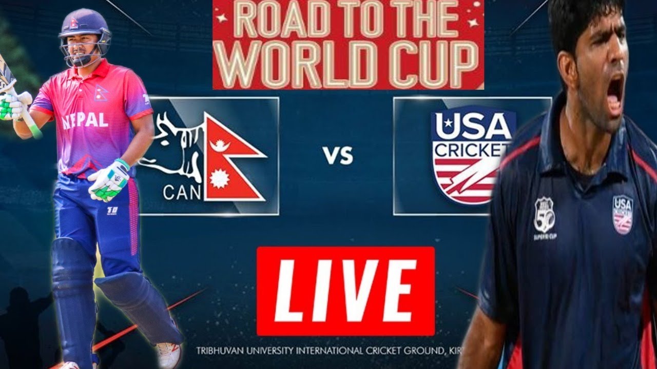 LIVENepal vs USAICC WORLDCUP SERIES 2020 YouTube