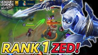 League of legends: wild rift full zed gameplay! finally we've got our
hands on some nice gameplay in and course it is provided to us by
none...