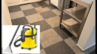 Karcher SE 4001 carpet cleaning - tepování koberce Resimi
