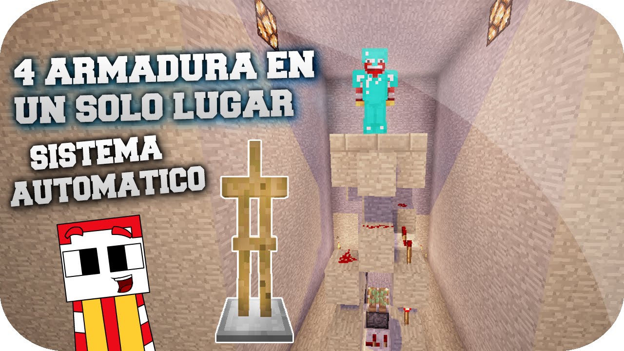 Como Craftear Un Soporte De Armadura