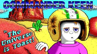 Commander Keen 8: Dead in the Desert  100% All Levels (MSDos)