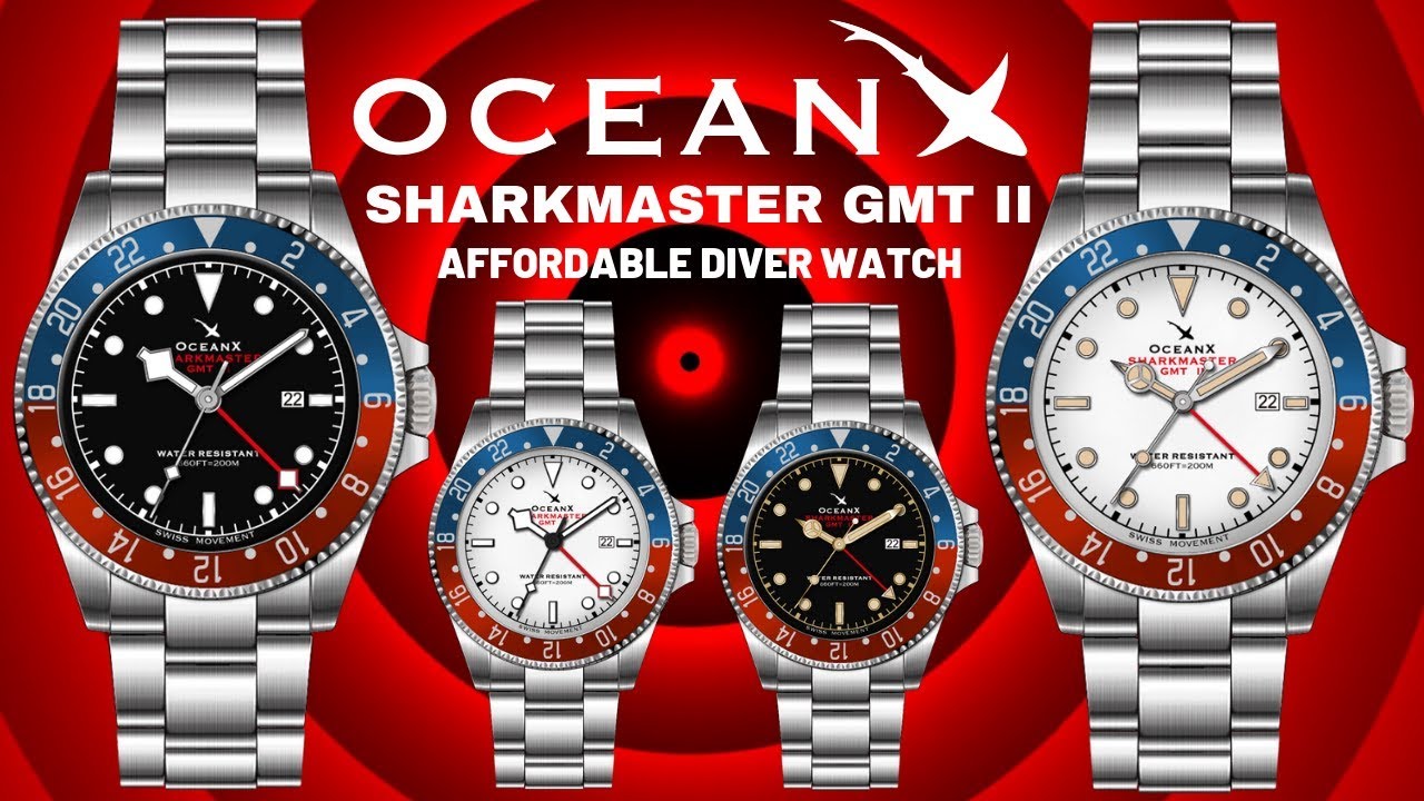 oceanx sharkmaster gmt ii