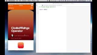 Closed Range Operators (Swift Programming Language Reference)