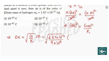 Suppose the charge of a proton and an electron differ slightly. One of them is −e, the other is e +